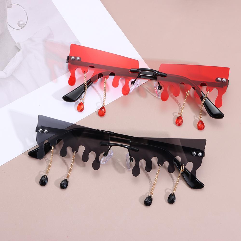 XIANTIN Kính Mát Hình Ngọn Lửa Dùng Hóa Trang Đường Phố