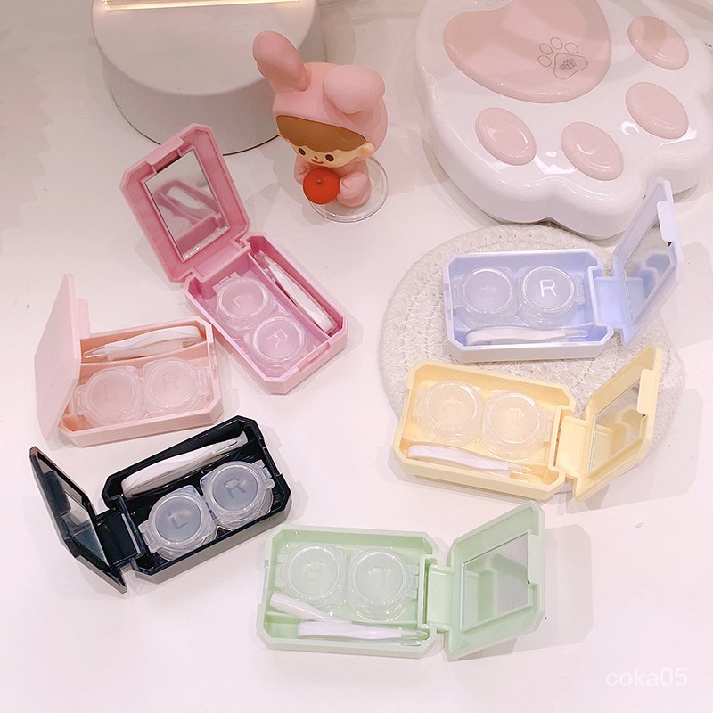 (Hàng Mới Về) Hộp Đựng Kính Áp Tròng Hình Bánh Macaron Xinh Xắn | BigBuy360 - bigbuy360.vn