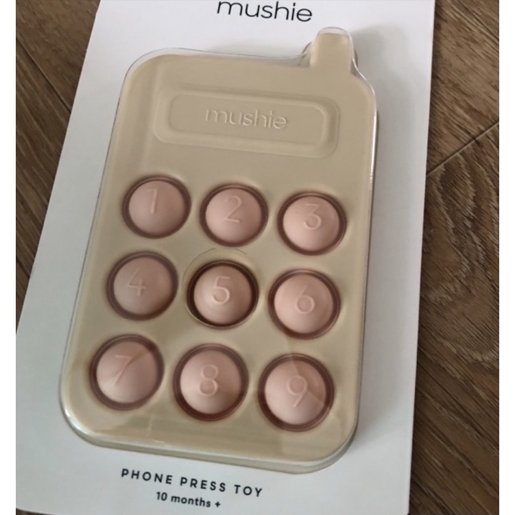 ĐỒ CHƠI GIÁO DỤC MÀU VÀ SỐ CHO BÉ 10 THÁNG pop it MUSHIE