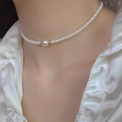 Dây Chuyền Hạt 5ly Choker - Ngọc Trai Trường Thịnh