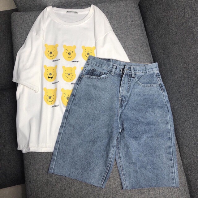 Quần Jeans Ngố Trơn Nữ 🌞 | BigBuy360 - bigbuy360.vn