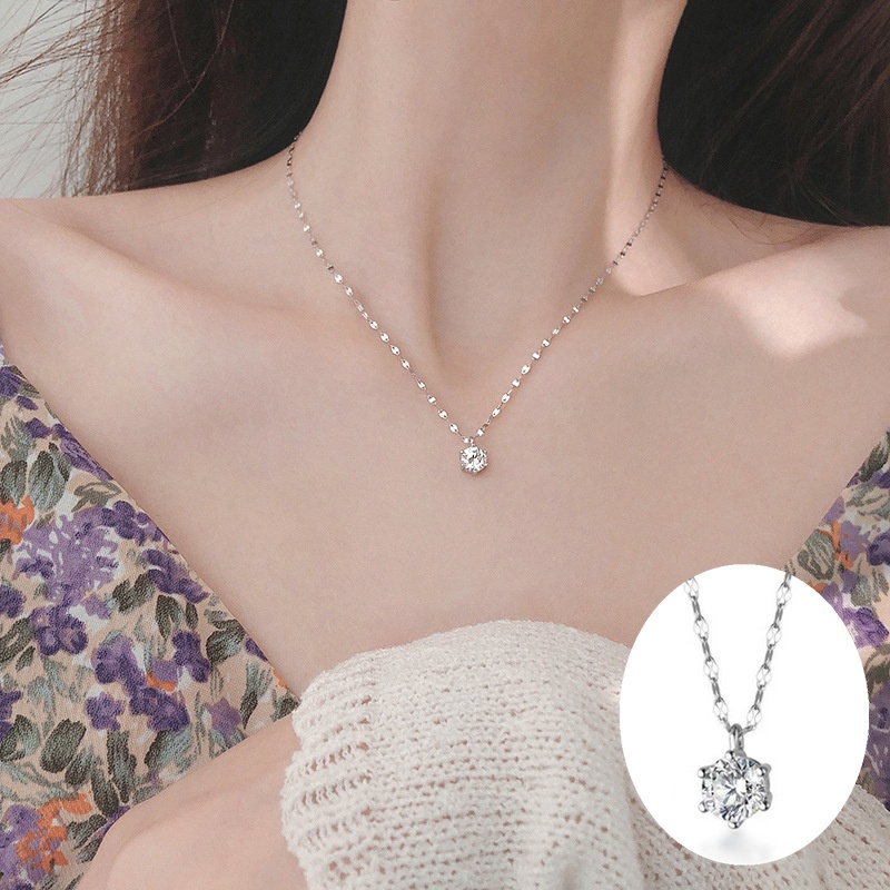 Ahellogirl Vòng cổ Mặt Hình Cánh Bướm Bằng Thép Không Gỉ Đính Đá Phong Cách Vintage