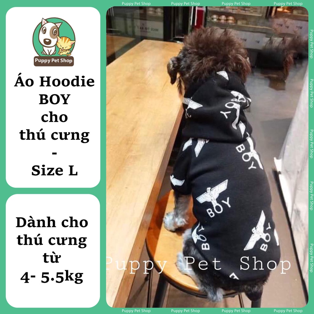 Áo hoodie Boy Đại Bàng cho thú cưng, chó mèo- Hàng loại 1