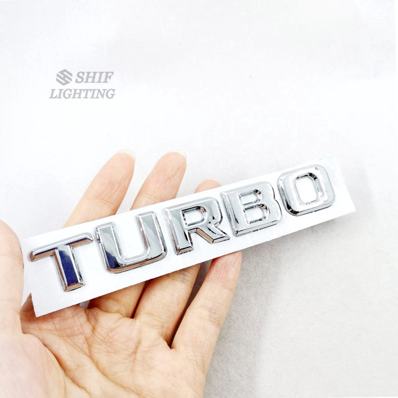 Chữ Turbo Dán Trang Trí Xe Hơi
