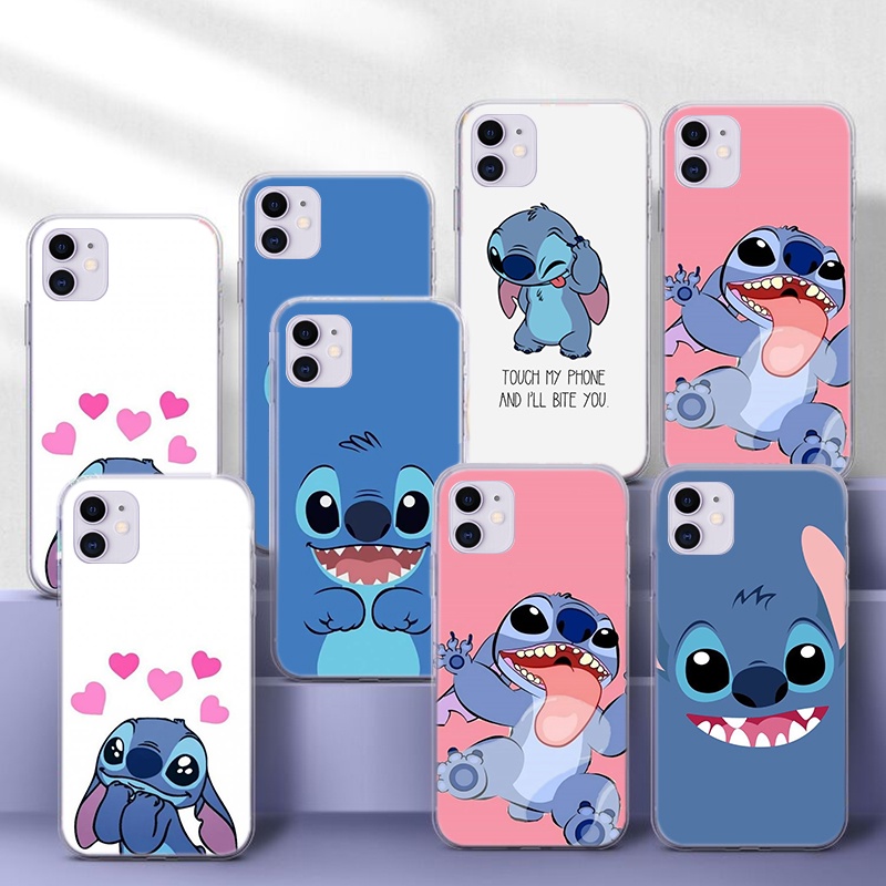 Ốp Điện Thoại Dẻo Họa Tiết Hoạt Hình stitch Cho OPPO A5s A7 AX5s AX7 A77 F3 A8 A31 A83 A1 A93 F11 Pro F11 A9 F5 A73 285C