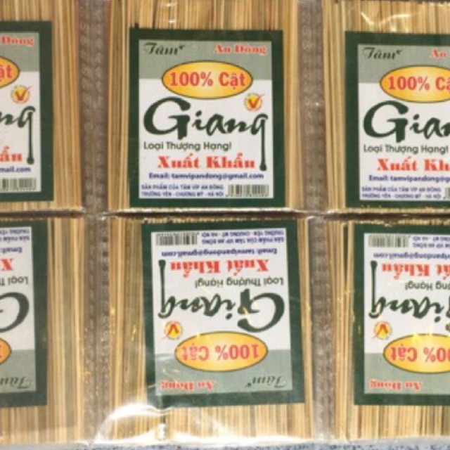 10 gói tăm giang 100% từ cật