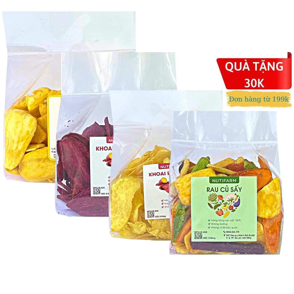 Khoai tây sấy phô mai 500gr NutiFarm đồ ăn vặt đà lạt vừa ngon vừa rẻ