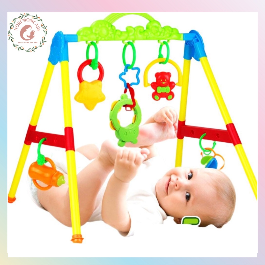 Kệ chữ A phát nhạc cao cấp Baby PlayGym, nhựa an toàn cho trẻ sơ sinh