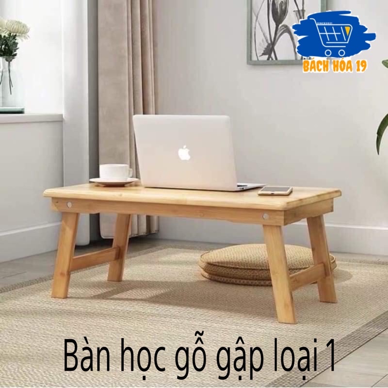 ♛ Bàn học gấp gọn, gỗ thông, gập để laptop gọn gàng chắc chắn HÀNG ĐẸP