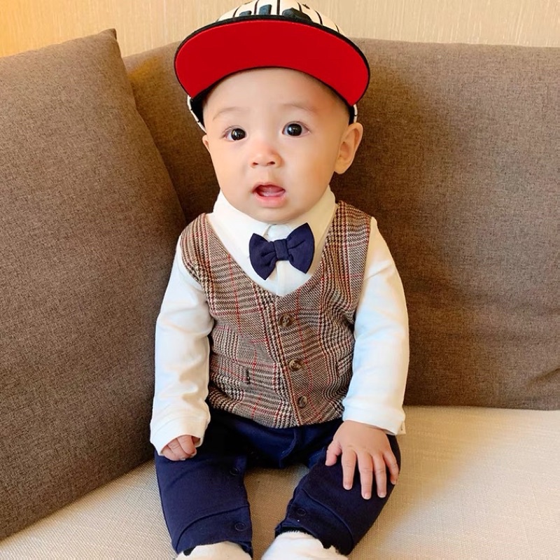 BODY CÔNG TỬ CHO BÉ TRAI VLINDER CAO CẤP SIZE66-90CM