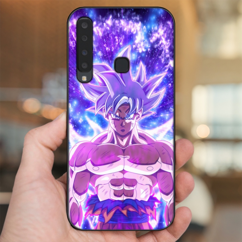 Ốp lưng Samsung A9 2018 viền đen in hình Goku Dragon Ball