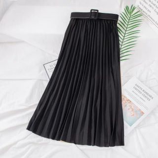 🌱CHÂN VÁY XẾP LY DÀI KÈM ĐAI🎉