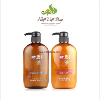 Bộ Dầu Gội & Dầu Xả Mỡ Ngựa HORSE OIL 600ml