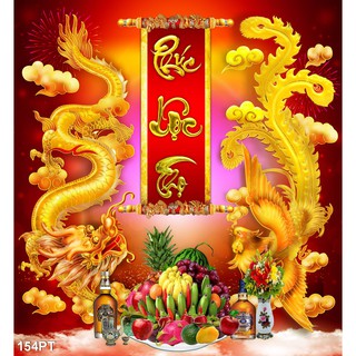 SẢN PHẨM TRANH DÁN TƯỜNG 3D PHÒNG THỜ