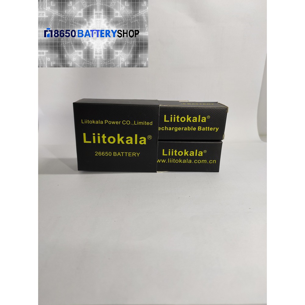 Cell Pin Li-ion 26650 Littokala Mới dung lượng 5000mAh xả 50A hàng có sẵn