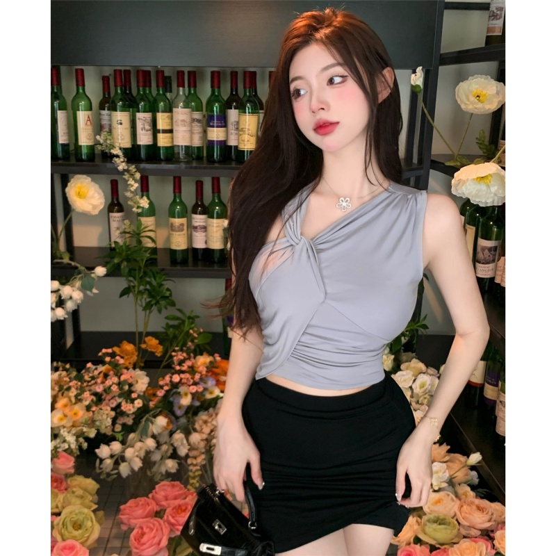 Áo Thun Không Tay Dáng Ôm Co Giãn Thời Trang Dành Cho Nữ