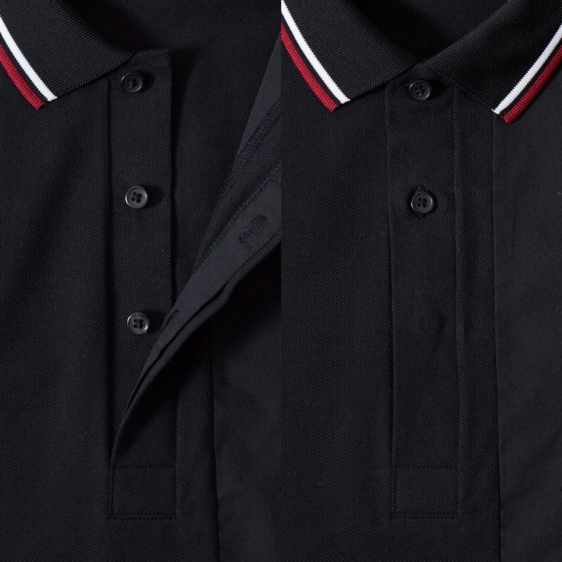 Áo Polo Fred Perry Cut & Sew - đen