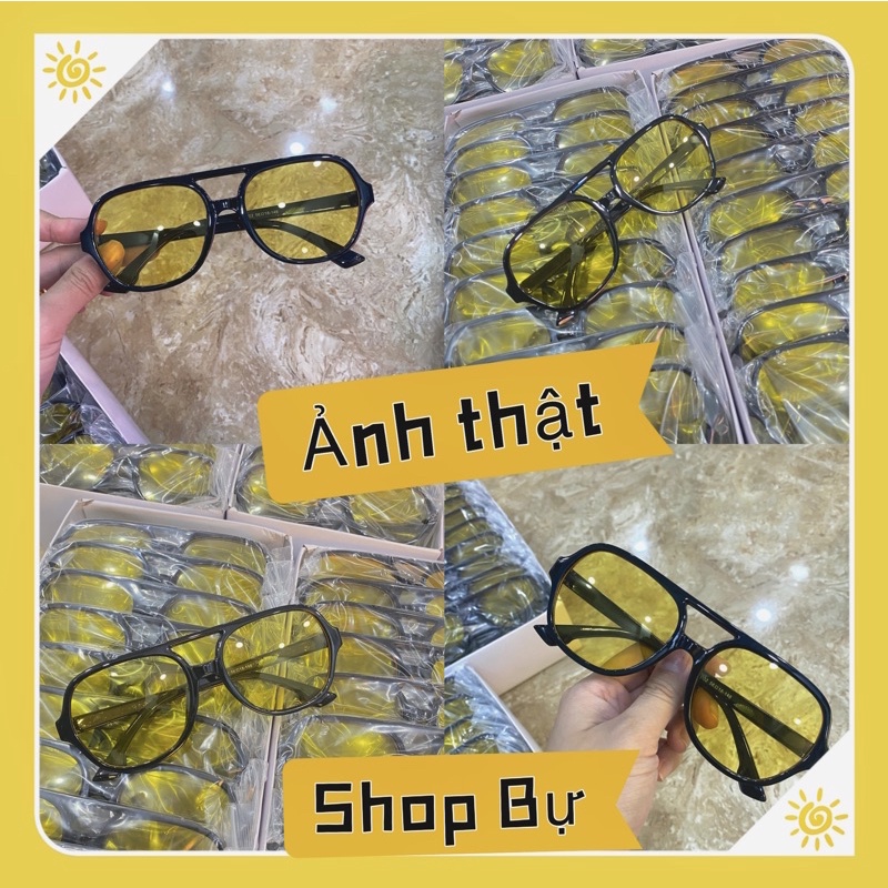 🔥HOT TREND 🔥 MẮT KÍNH NGỐ TREND TRÒNG VÀNG VIỀN ĐEN | BigBuy360 - bigbuy360.vn