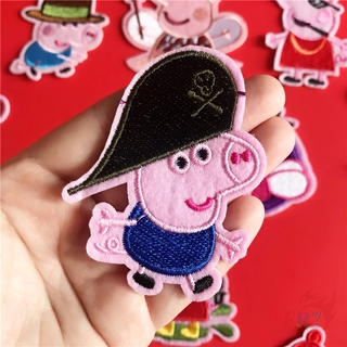 Sticker ủi thêu hình heo Peppa