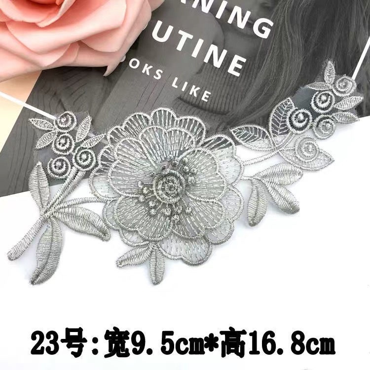 Miếng Thêu Ren Dán Trang Trí Quần Áo DIY