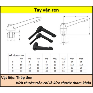 Tay vặn nhanh M10