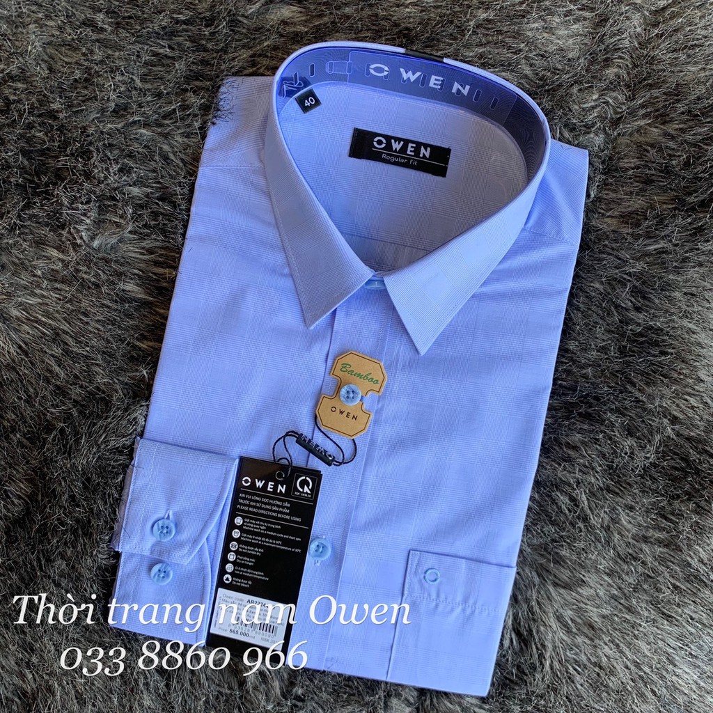 OWEN - Áo Sơ mi dài tay Owen Regularfit 22244 - Áo sơ mi nam dài tay