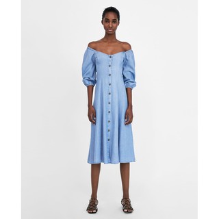 Váy trễ vai Zara chính hãng