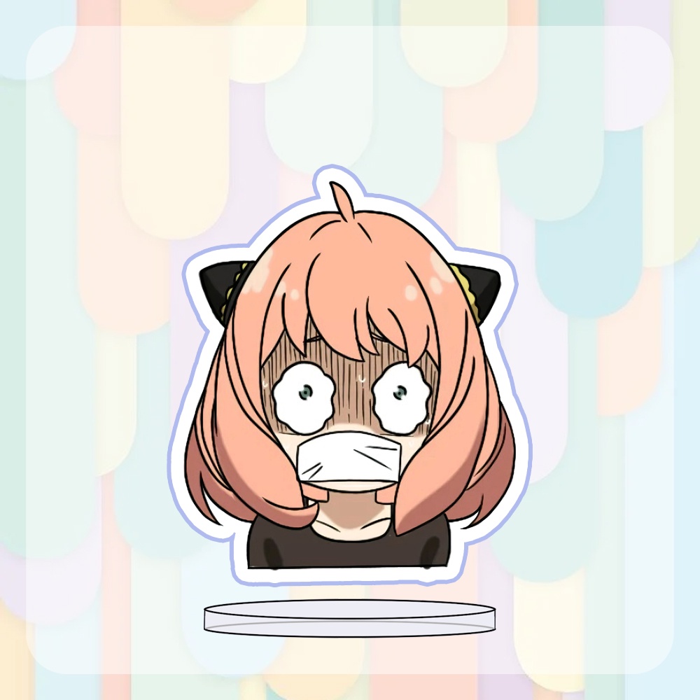 ( ANYA ) Mô hình mini nhân vật SPY X FAMILY Standee in hình GIA ĐÌNH ĐIỆP VIÊN anime chibi mica trưng bày