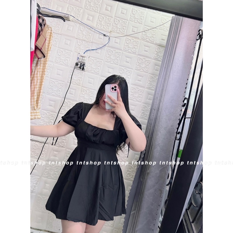 ĐẦM XÒE HỞ LƯNG [ TNT SHOP BIGSIZE 60KG 90KG ] | BigBuy360 - bigbuy360.vn