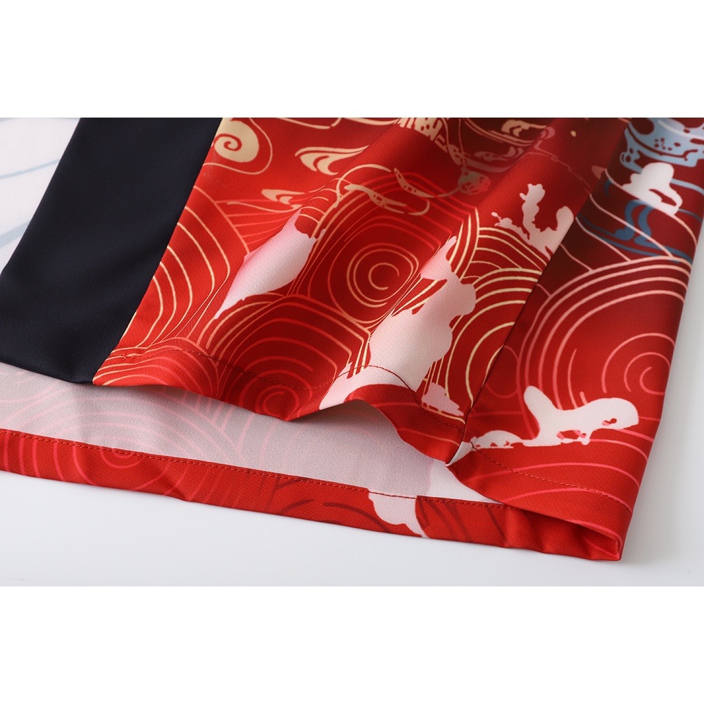 Áo Khoác Kimono Nhật Bản Dáng Rộng In Hình Cá Chép Hóa Trang Đường Phố Harajuku Haori Mùa Hè Mới Cho Nam Và Nữ Yuka
