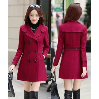 [LH3106] Áo khoác dạ cổ vest thời trang cao cấp