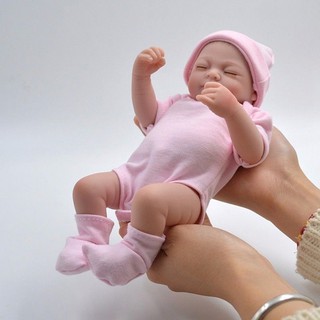 US 11″ Handmade Newborn Baby Girl Vinyl Soft Silicone Realistic Reborn Doll Real