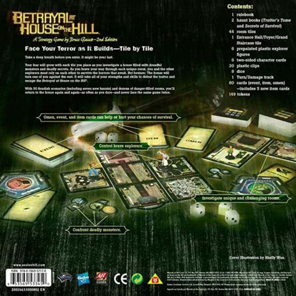 Bộ Đồ Chơi Board Game Betrayal At The House On The Hill Strategy Thú Vị