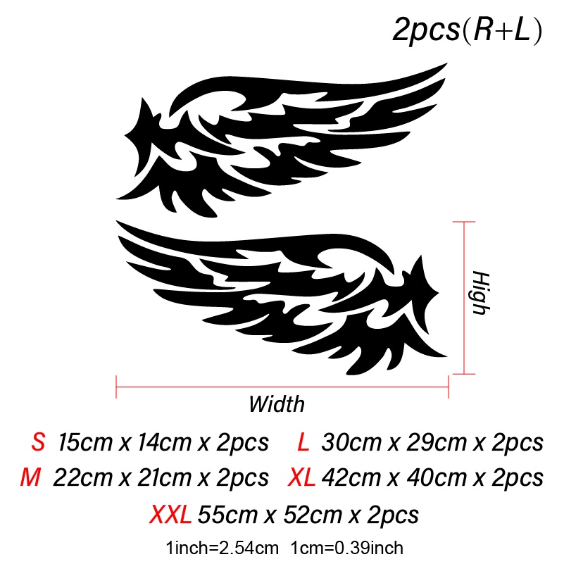 Miếng Dán Trang Trí Xe Hơi Hình Lông Vũ Bằng Vinyl Chống Nước Thời Trang