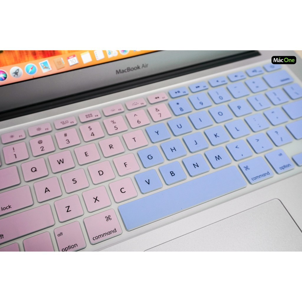  Ốp + Phủ Phím Macbook Màu Ombre (Tặng Kèm Nút Chống Bụi + Bộ kẹp chống gãy sạc) | WebRaoVat - webraovat.net.vn