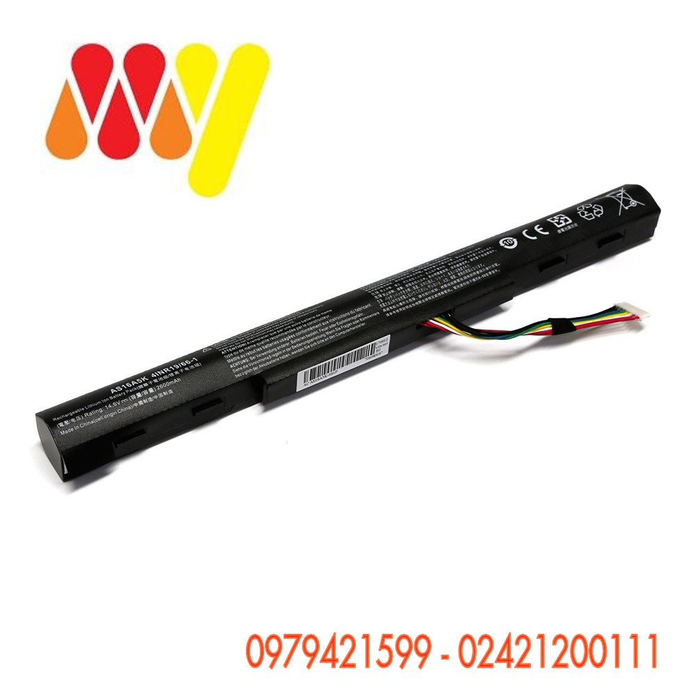 [Mã ELHAMS5 giảm 6% đơn 300K] Pin laptop Acer E5-575(AS16A5K),E5-475G 523G 553G 573G 575G 774G AS16A8K Mã pin AS16A5K