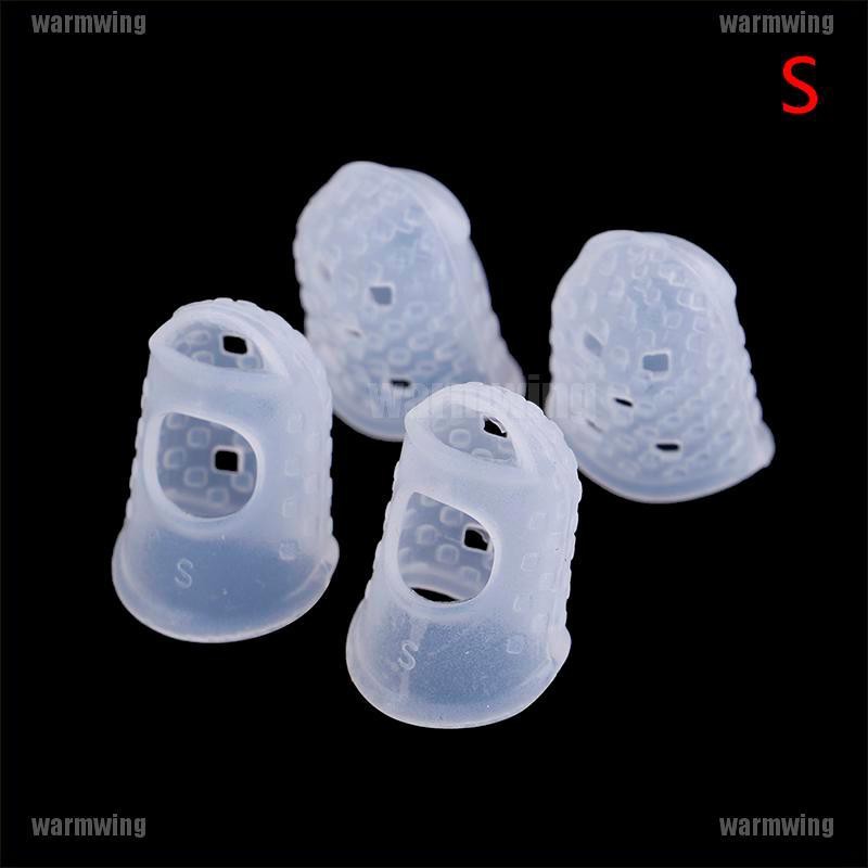 Bộ 4 Miếng silicone Bọc Bảo Vệ Ngón Tay Khi Chơi guitar bass