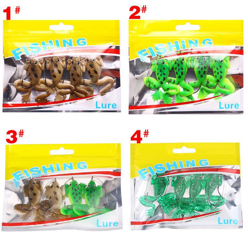 Mồi Câu Giả Hình Ếch 5.2Cm Có Gắn Lưỡi Câu
