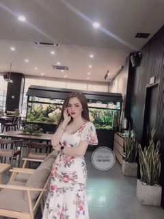 Đầm hoa đuôi cá