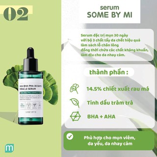 Tinh Chất Some By Mi AHA-BHA-PHA 30Days Miracle Serum 50ml
