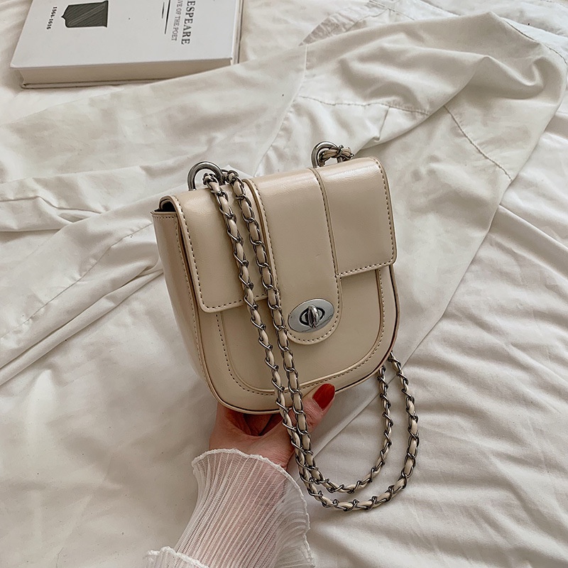 Túi Đeo Vai Phối Dây Xích Thời Trang Mùa Hè Pháp 2022 Cao Cấp Cho Nữ
