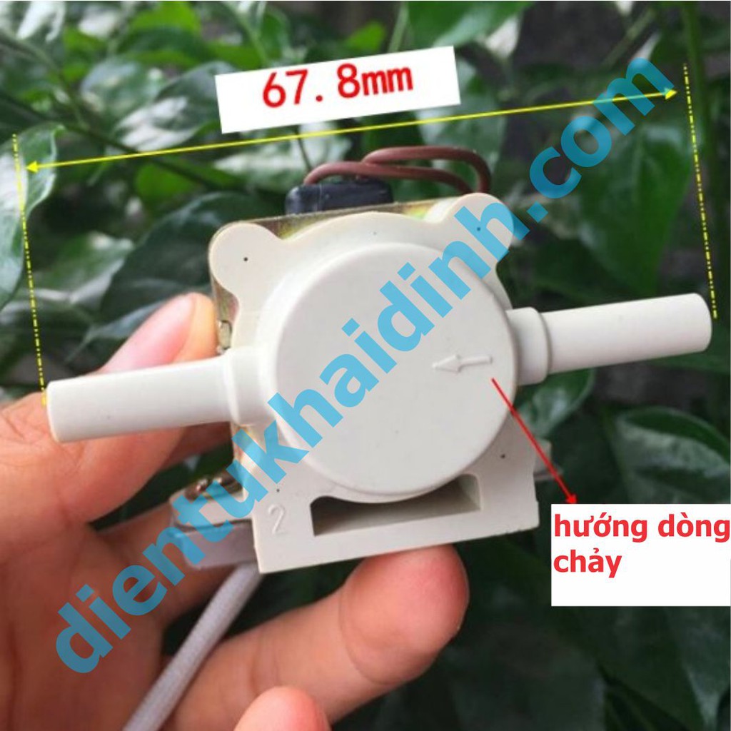 van điện DC12V 380mA 4W 1in 1out loại lớn + GIÁ ĐỠ kde3569