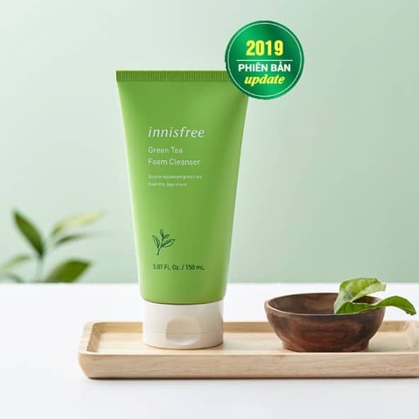 Sữa Rửa Mặt Trà Xanh Innisfree Green Tea Foam Cleanser Hàn Quốc (phiên bản mới 2019)