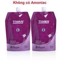 Thuốc duỗi tóc collagen sp chất lượng nhất 500mlx2 siêu bóng mềm