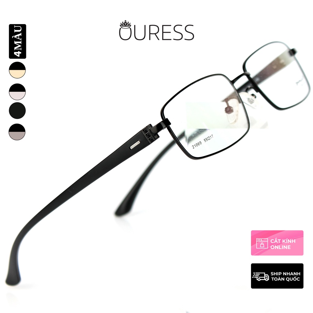 Gọng kính Hợp kim siêu nhẹ hợp thời trang – hàng chính hãng Ouress 21069