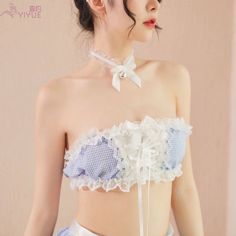 Bộ đồ lót hóa trang cô hầu gái phối ren quyến rũ 8114 | BigBuy360 - bigbuy360.vn