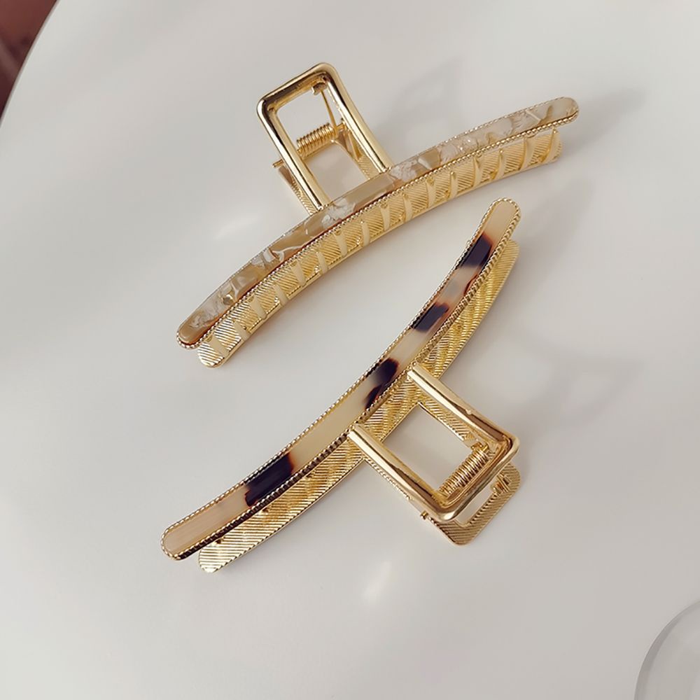 Kẹp tóc bằng hợp kim cỡ lớn phong cách Hàn Quốc tinh tế thời trang cho nữ