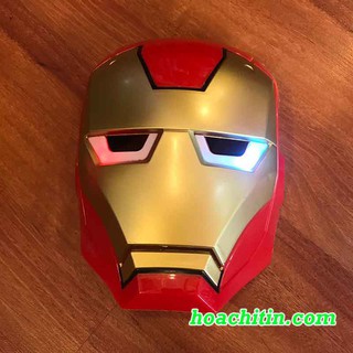 Mặt Nạ Người Sắt Iron Man Có Đèn
