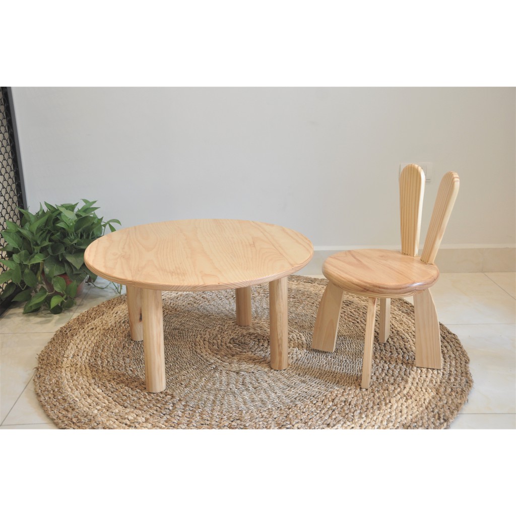 Bàn Tròn Luca Cho Bé Thiết Kế Hiện Đại , An Toàn Cho Bé - Bebewwood | BigBuy360 - bigbuy360.vn