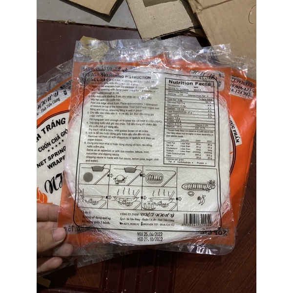 10 Gói ( 200 cái ) bánh đa nem rế - bánh tráng rế xốp giòn đủ lá